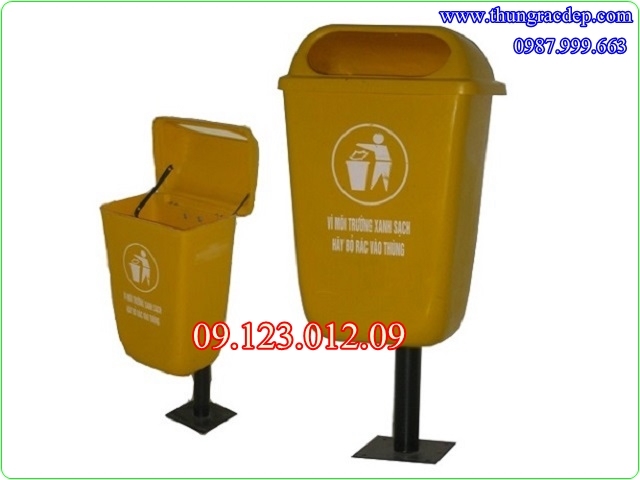 Bán Thùng rác thùng rác nhựa, thùng rác các loại 0987999663 01-thung-rac-nhua-composite-treo-55l
