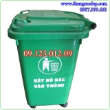 thùng rác nhựa HDPE 60 lít